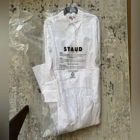 NWT Staud Rocco Dress 10 - Picture 3 of 8